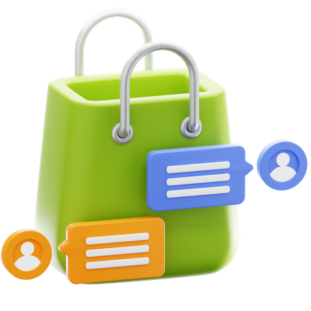 Customer Review  3D Icon