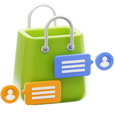 Customer Review  3D Icon