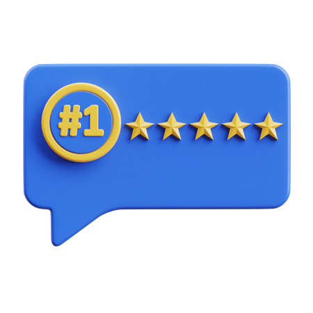 Customer Review  3D Icon