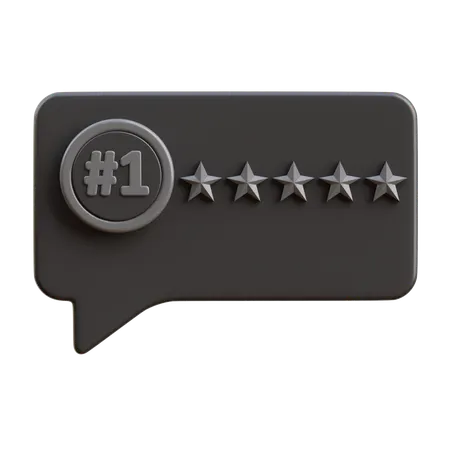 Customer Review  3D Icon