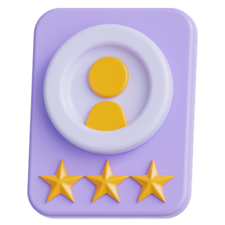 Customer Review  3D Icon