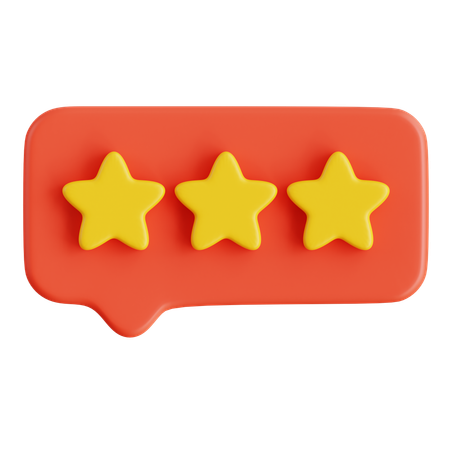 Customer Review  3D Icon