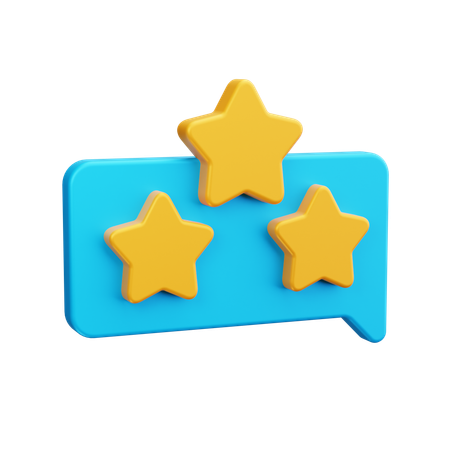 Customer Review  3D Icon