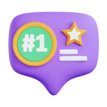 Customer Review  3D Icon