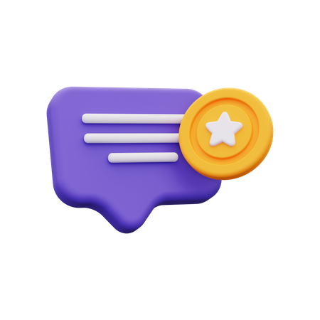 Customer review  3D Icon