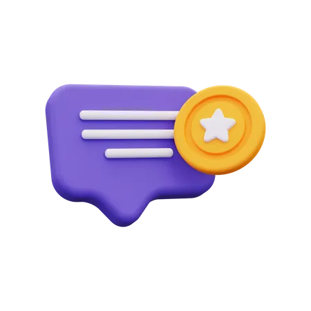 Customer review  3D Icon