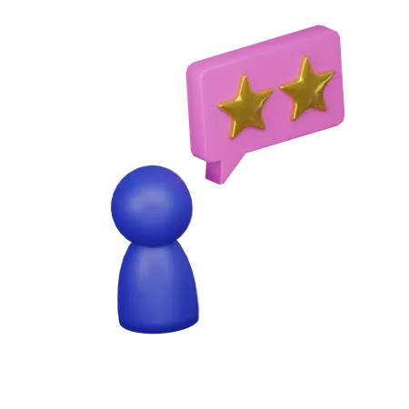 3 D Customer Review 3D Icon