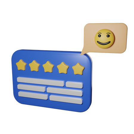 Customer Reviews  3D Icon