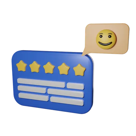 Customer Reviews  3D Icon