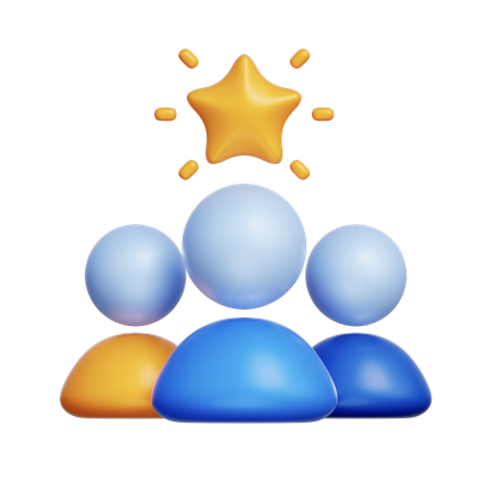 顧客満足  3D Icon