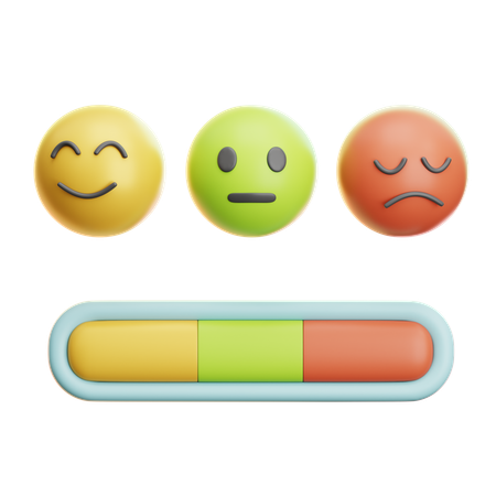 고객 만족  3D Icon
