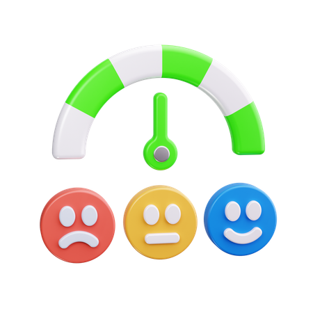 Customer satisfaction  3D Icon