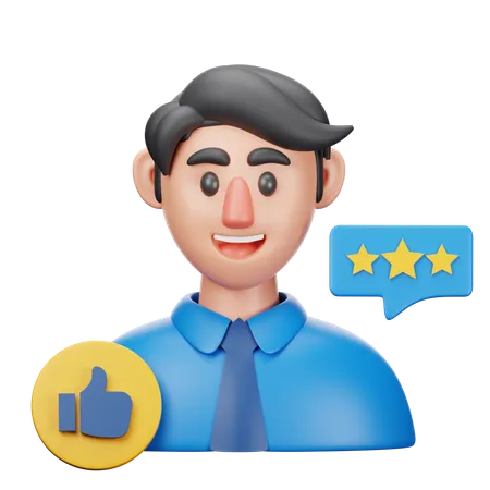 Customer Satisfaction  3D Icon