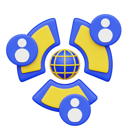 Customer segmentation  3D Icon