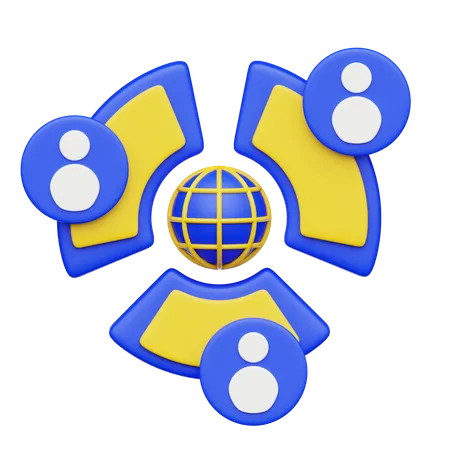 Customer segmentation  3D Icon