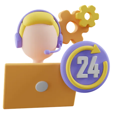 Customer Service 3D Illustration