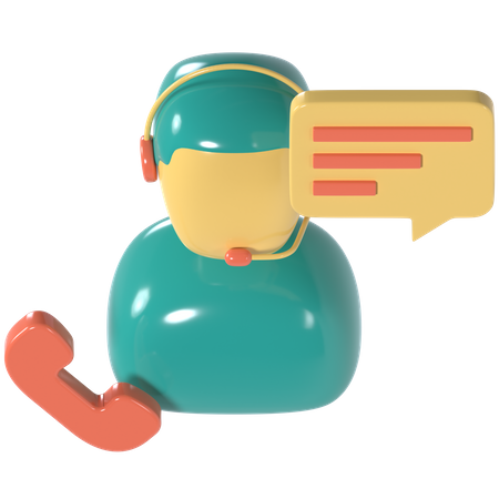 Customer Service  3D Icon