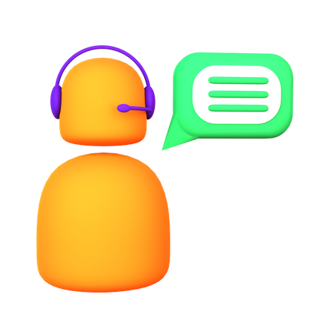 Customer Service  3D Icon