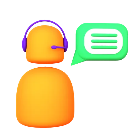 Customer Service  3D Icon