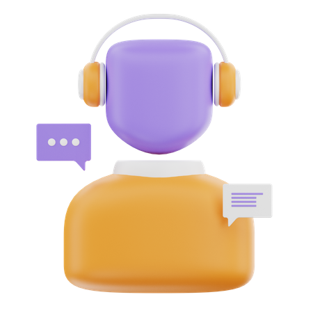 Customer Service  3D Icon