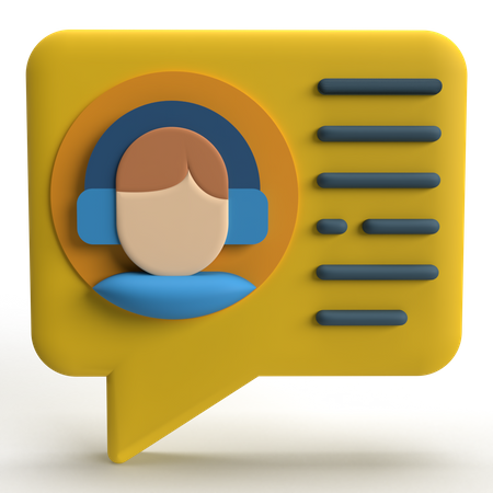 Customer Service  3D Icon