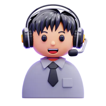 CUSTOMER SERVICE  3D Icon