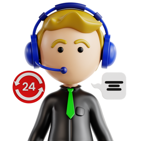 Customer Service  3D Icon