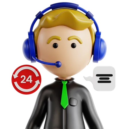 Customer Service  3D Icon