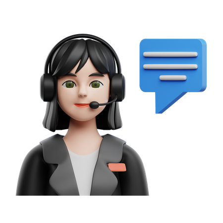 Customer Service  3D Icon