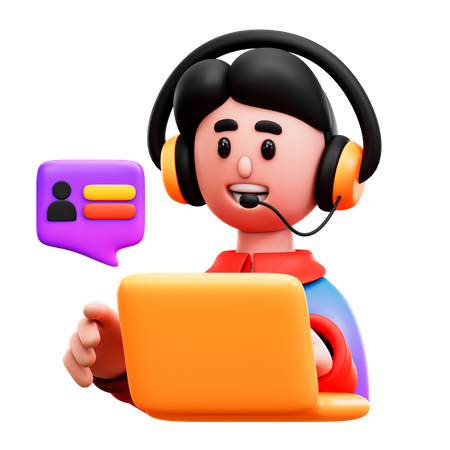 Customer Service  3D Icon