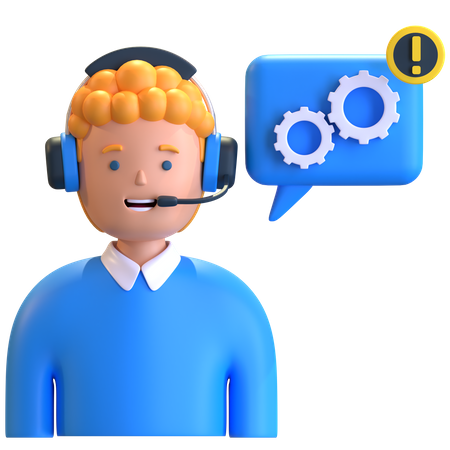 Customer Service  3D Icon