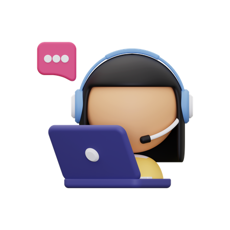 Customer Service  3D Icon