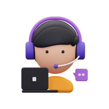 Customer Service  3D Icon