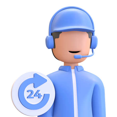 Customer service  3D Illustration