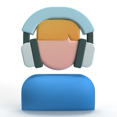 Customer Service Agent  3D Icon