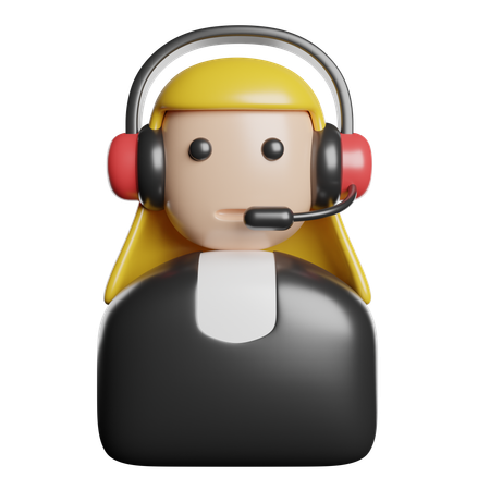 Customer Service Agent  3D Icon