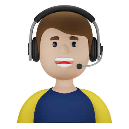 Customer Service Agent  3D Icon