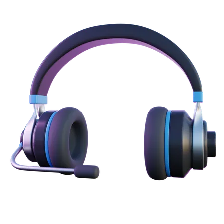 Customer Service Headphone  3D Icon