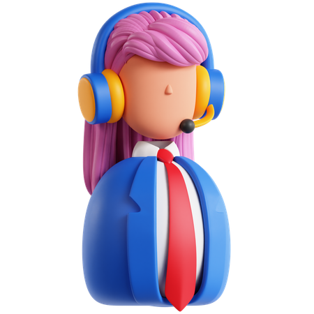 Customer Support  3D Icon