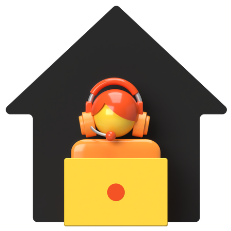 Customer Support  3D Icon