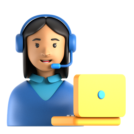 Customer Support  3D Icon
