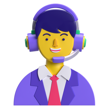 Customer Support  3D Icon