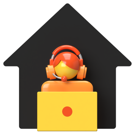 Customer Support  3D Icon