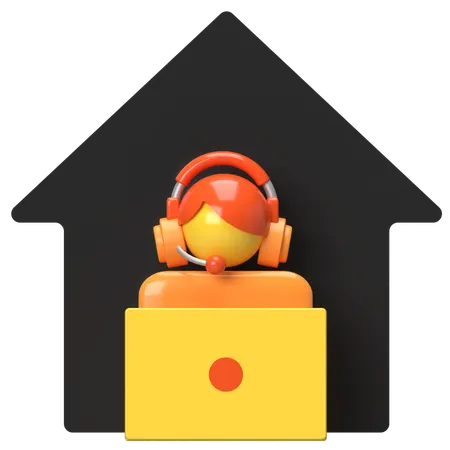 Customer Support  3D Icon
