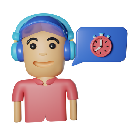 Customer Support  3D Icon