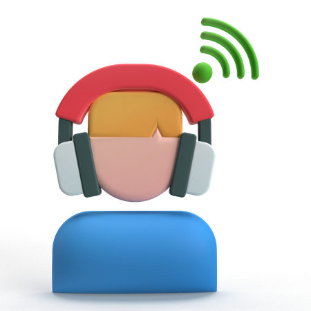 Customer Support  3D Icon