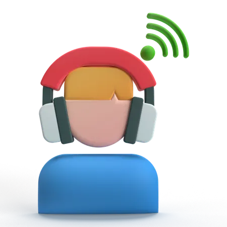 Customer Support  3D Icon