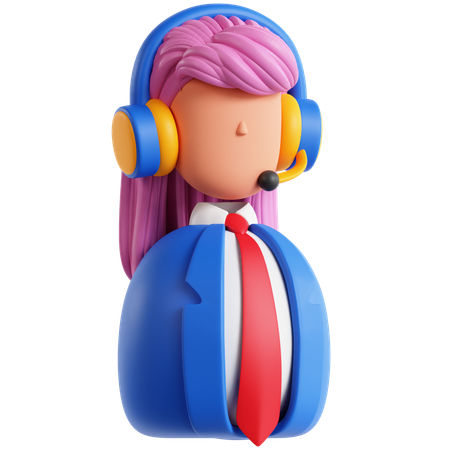 Customer Support  3D Icon