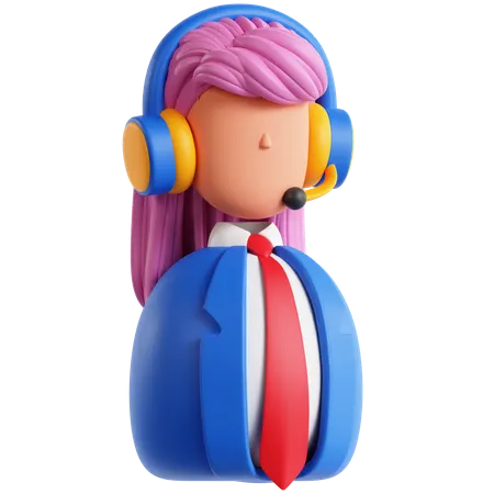 Customer Support  3D Icon