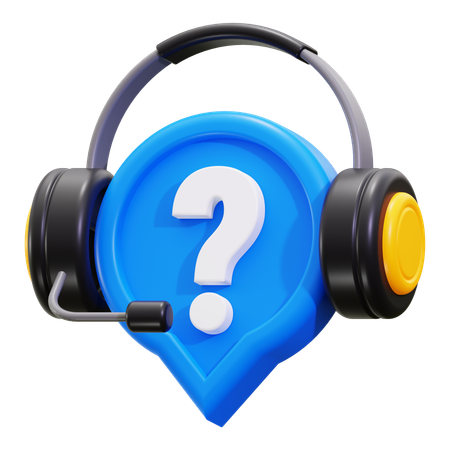 Customer Support  3D Icon